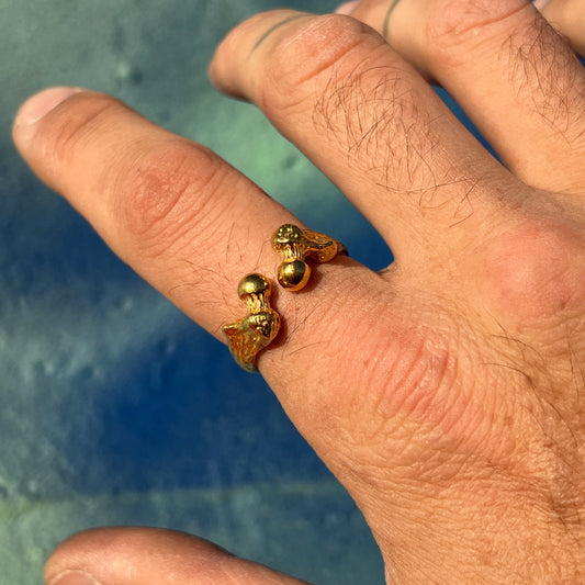 Femur Ring (Gold Vermeil)