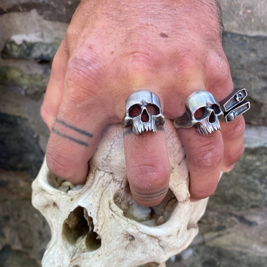 Coffin and Skull Ring