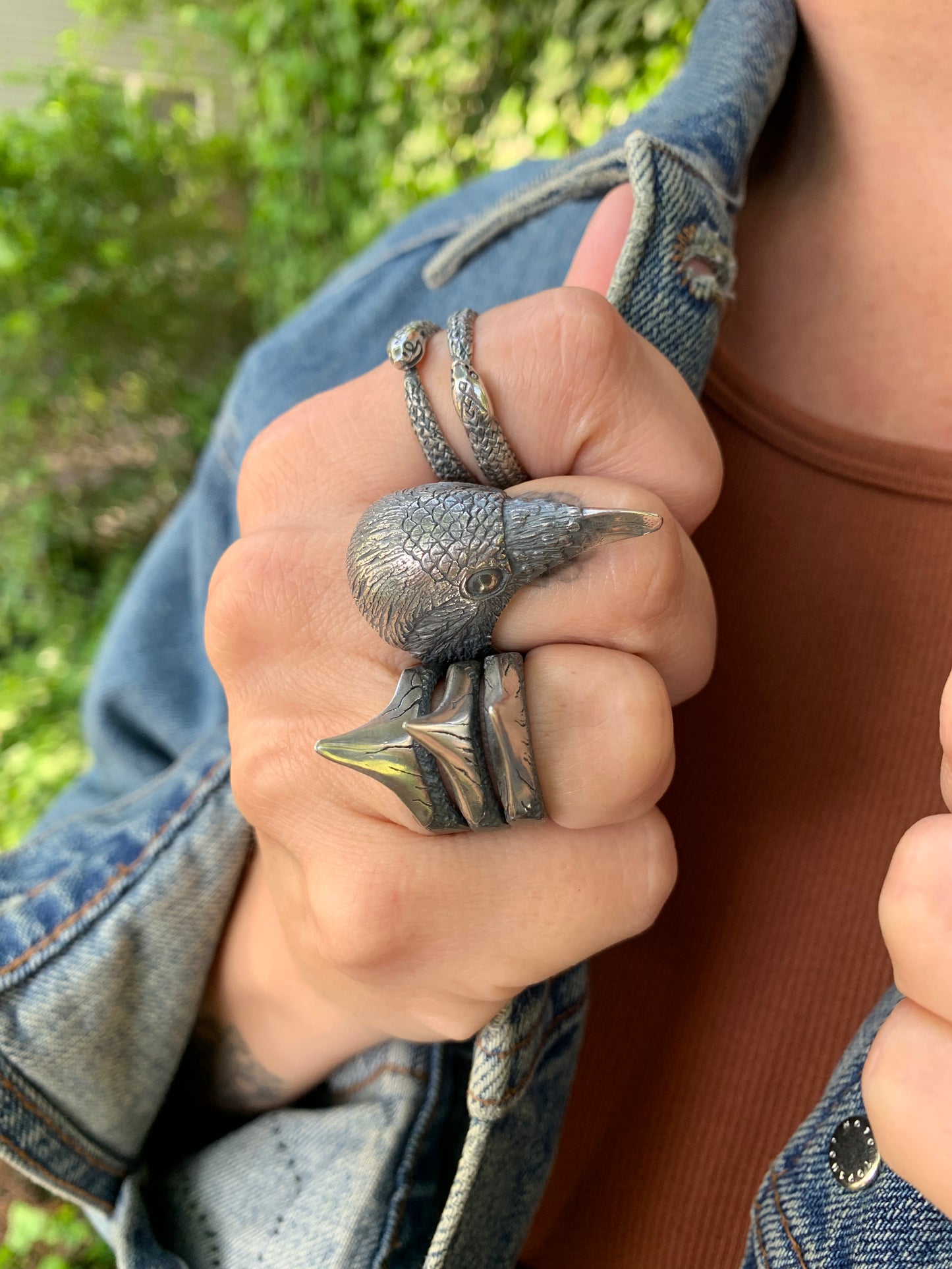 Shark Tooth Ring Stack