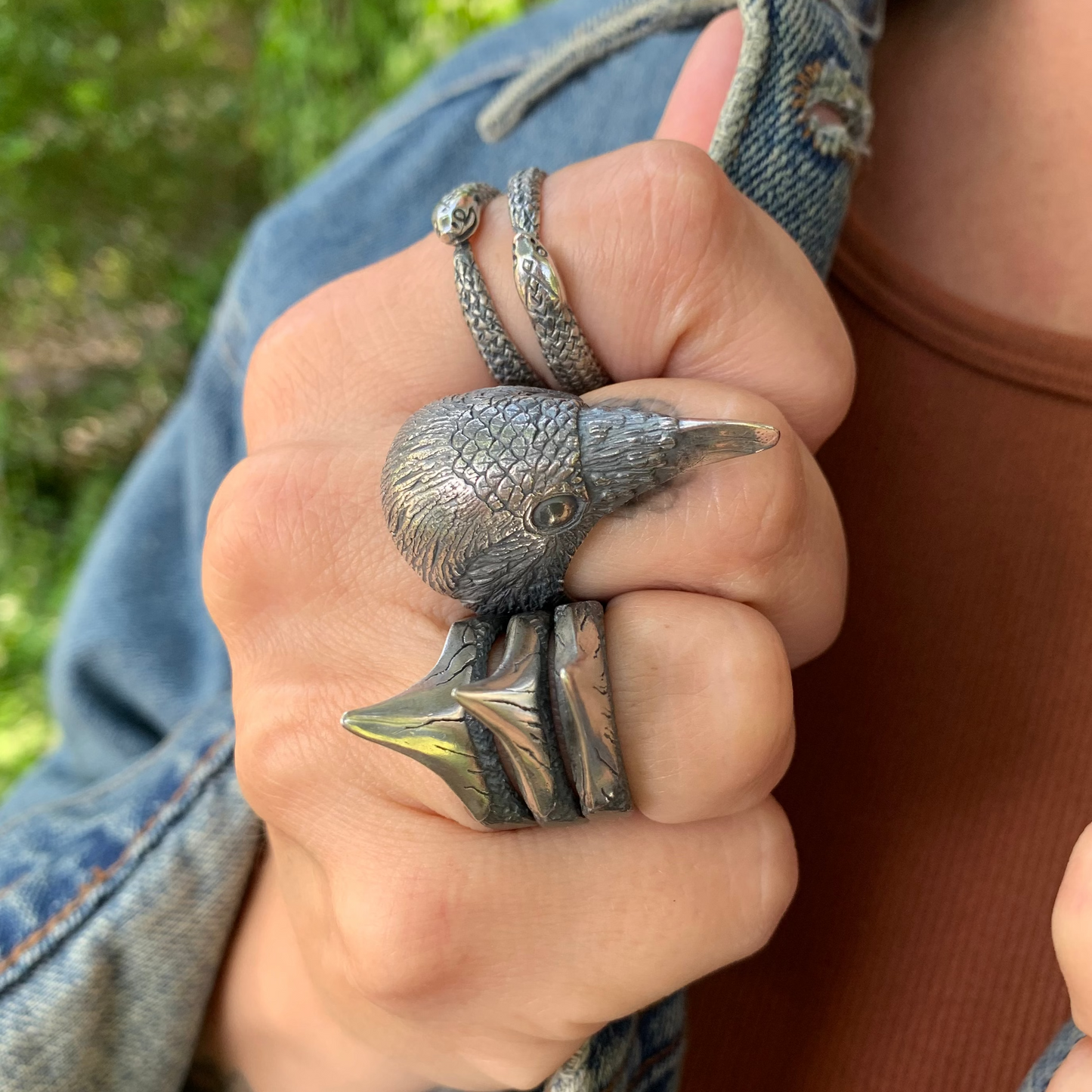 Shark Tooth Ring Stack