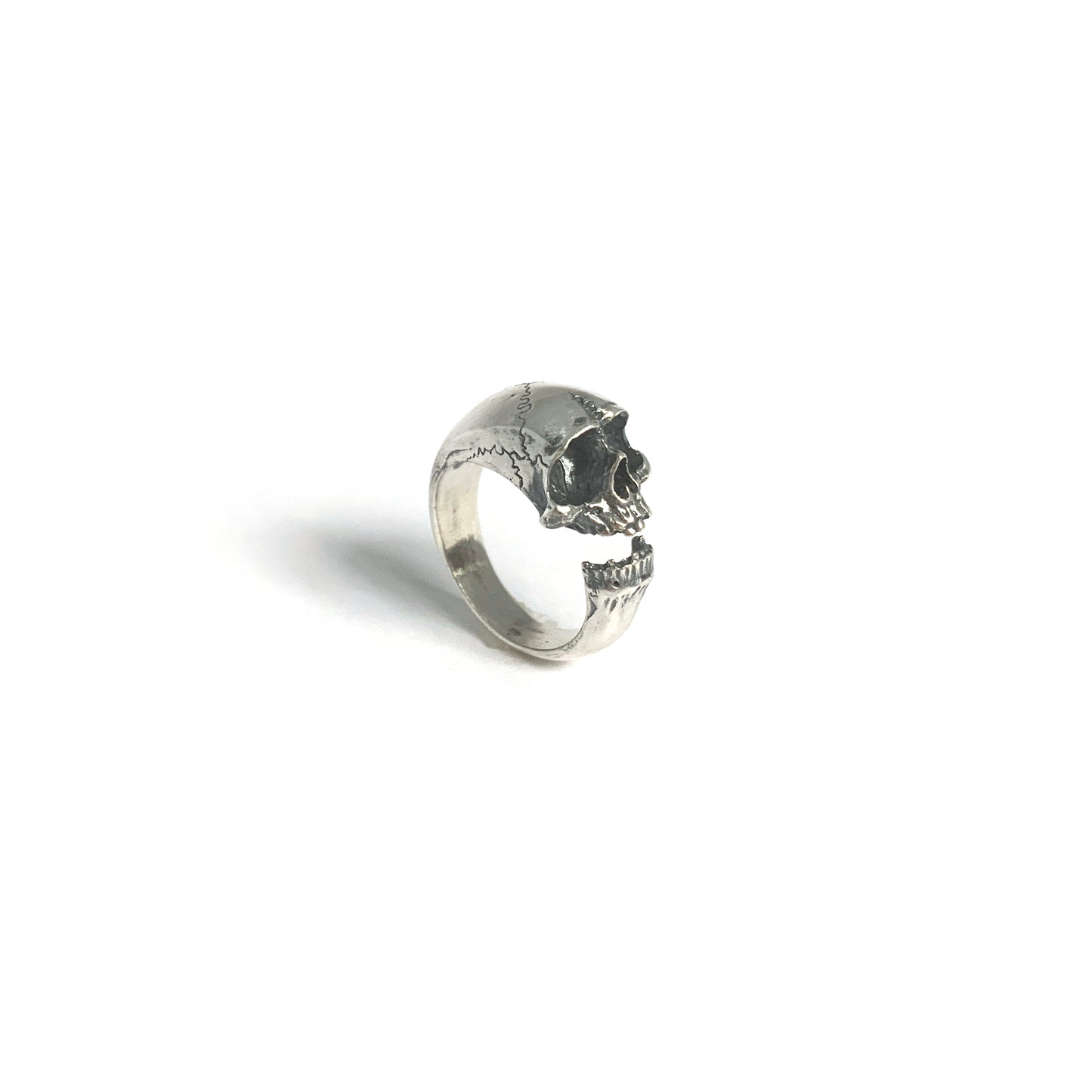 Wraparound Memento Mori Skull Ring