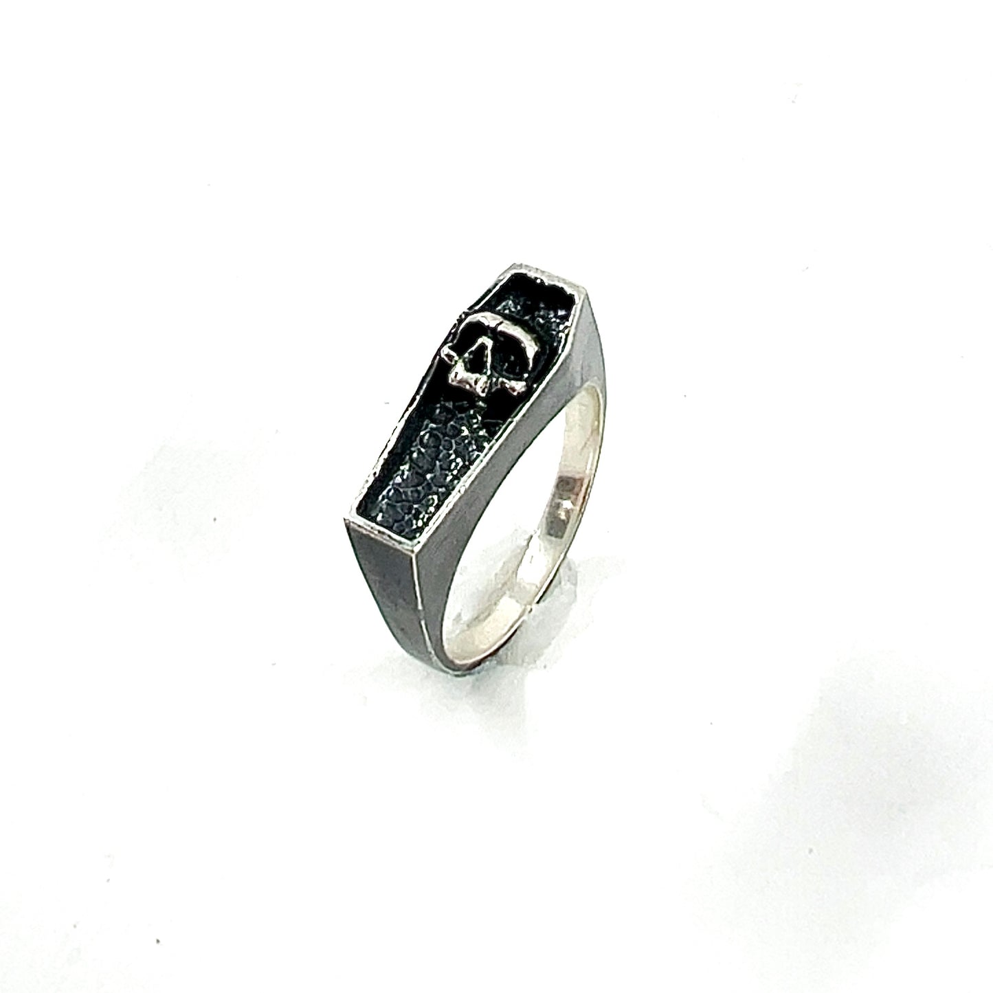 Coffin and Skull Ring