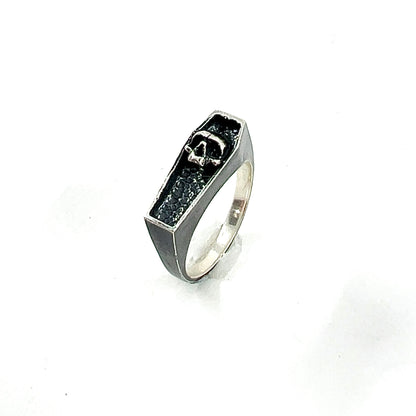 Coffin and Skull Ring