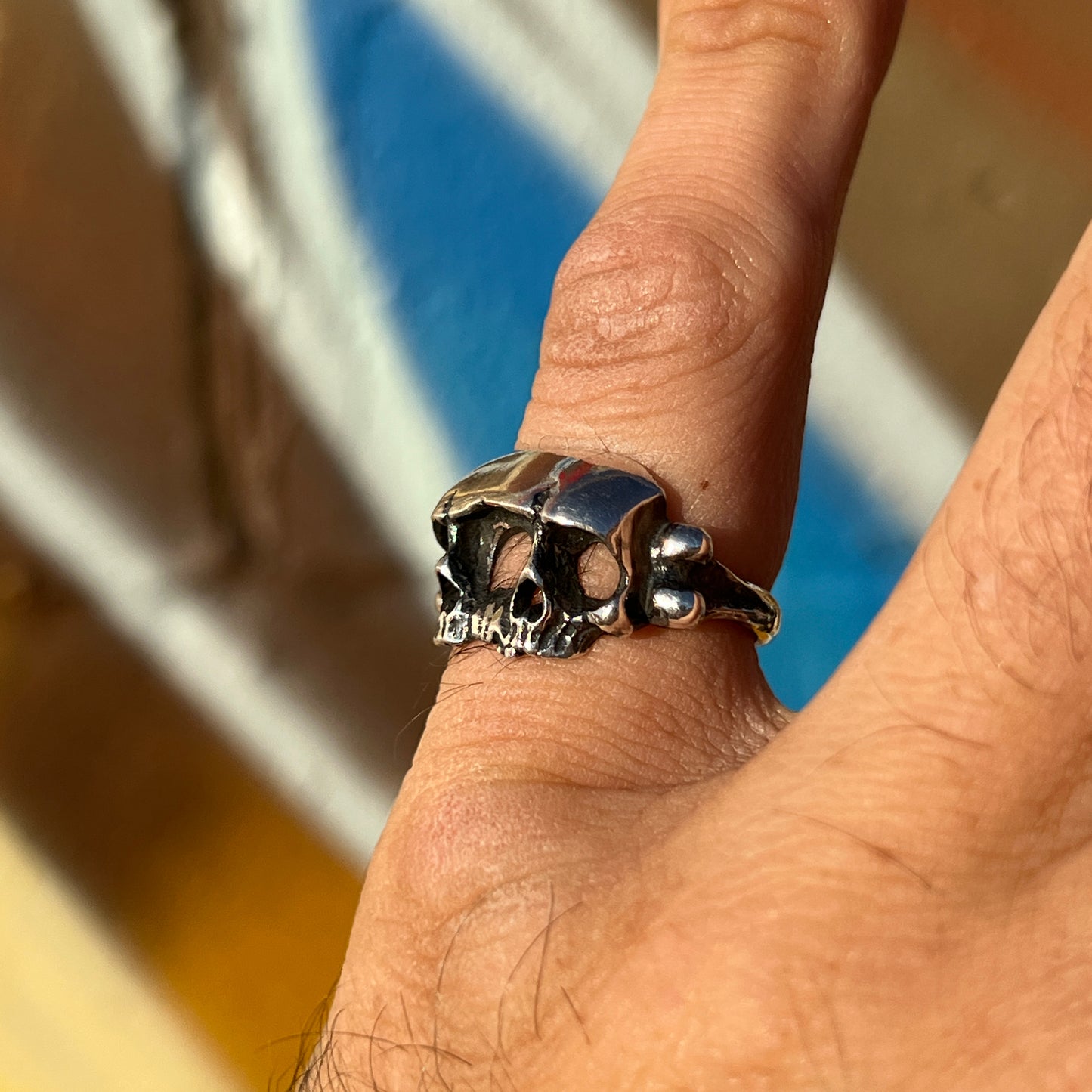 Conjoined Skull Ring