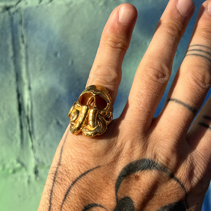 Cthulhu Ring (Gold Vermeil)