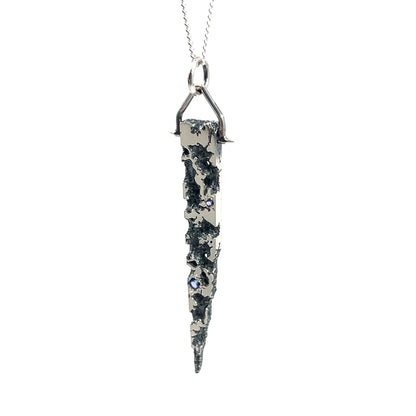 Decay Pendant (8mm, tanzanite)