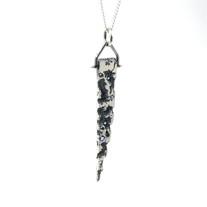Decay Pendant (8mm, tanzanite)