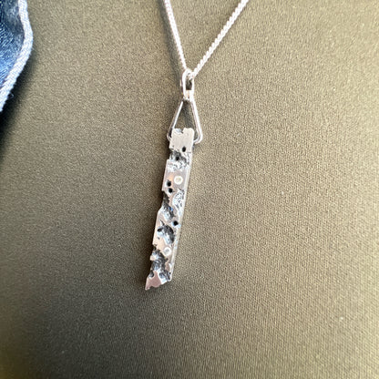Decay Pendant (5mm, diamonds)