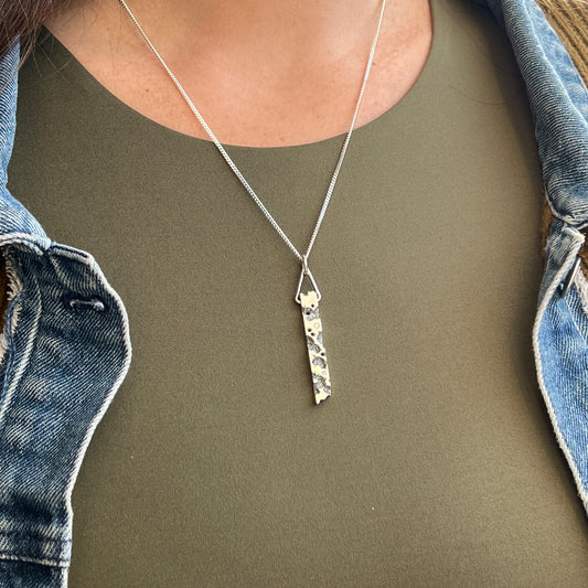 Decay Pendant (5mm, diamonds)