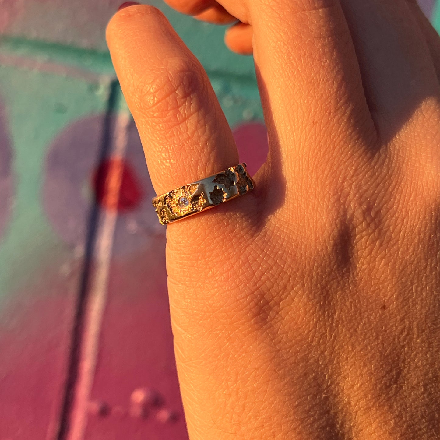 14k Decay Ring (Diamonds)