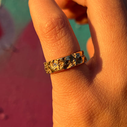 14k Decay Ring (Diamonds)