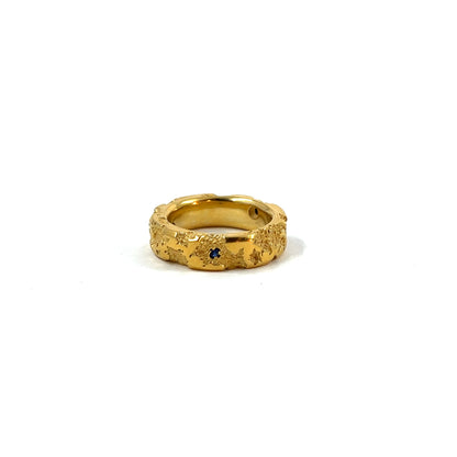 Decay Ring (Gold Vermeil, Sapphires)