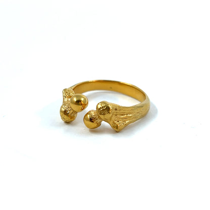 Femur Ring (Gold Vermeil)