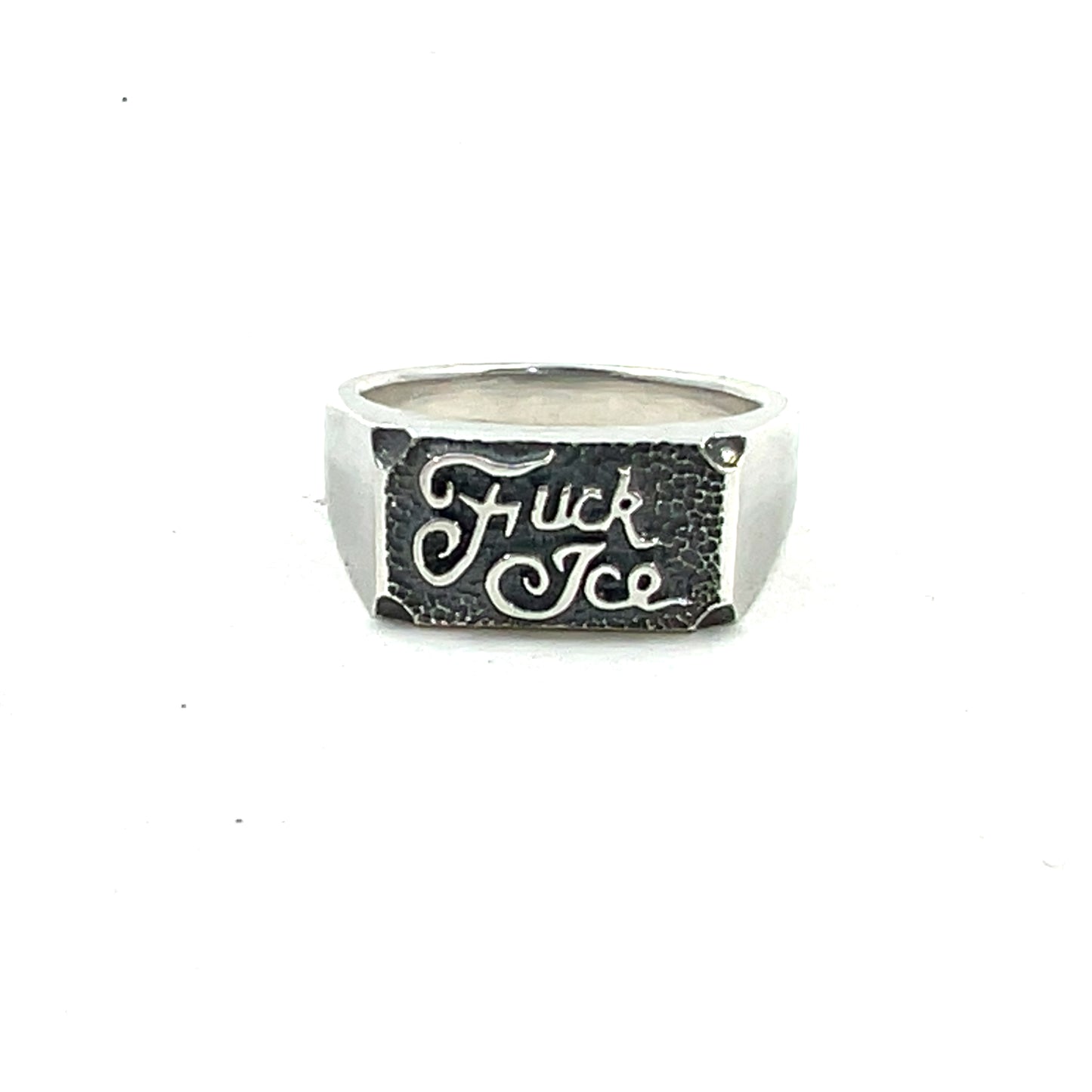 Fuck Ice Signet Ring