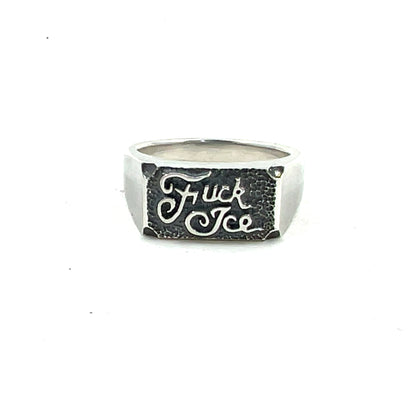 Fuck Ice Signet Ring
