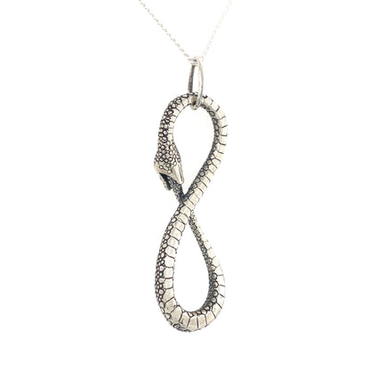 Ouroboros Infinity Python Pendant