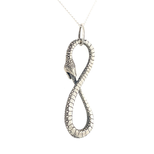 Ouroboros Infinity Python Pendant