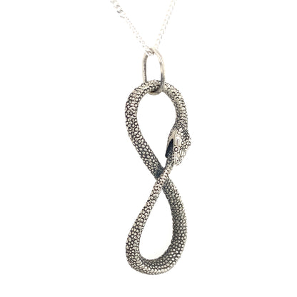 Ouroboros Infinity Python Pendant