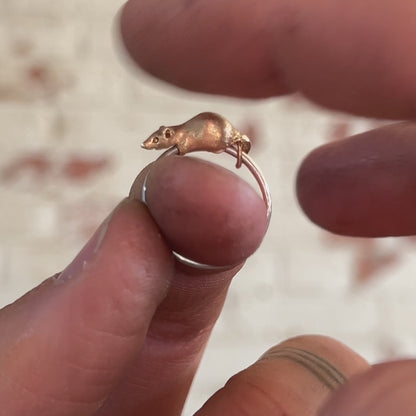 Spinning Rat Ring