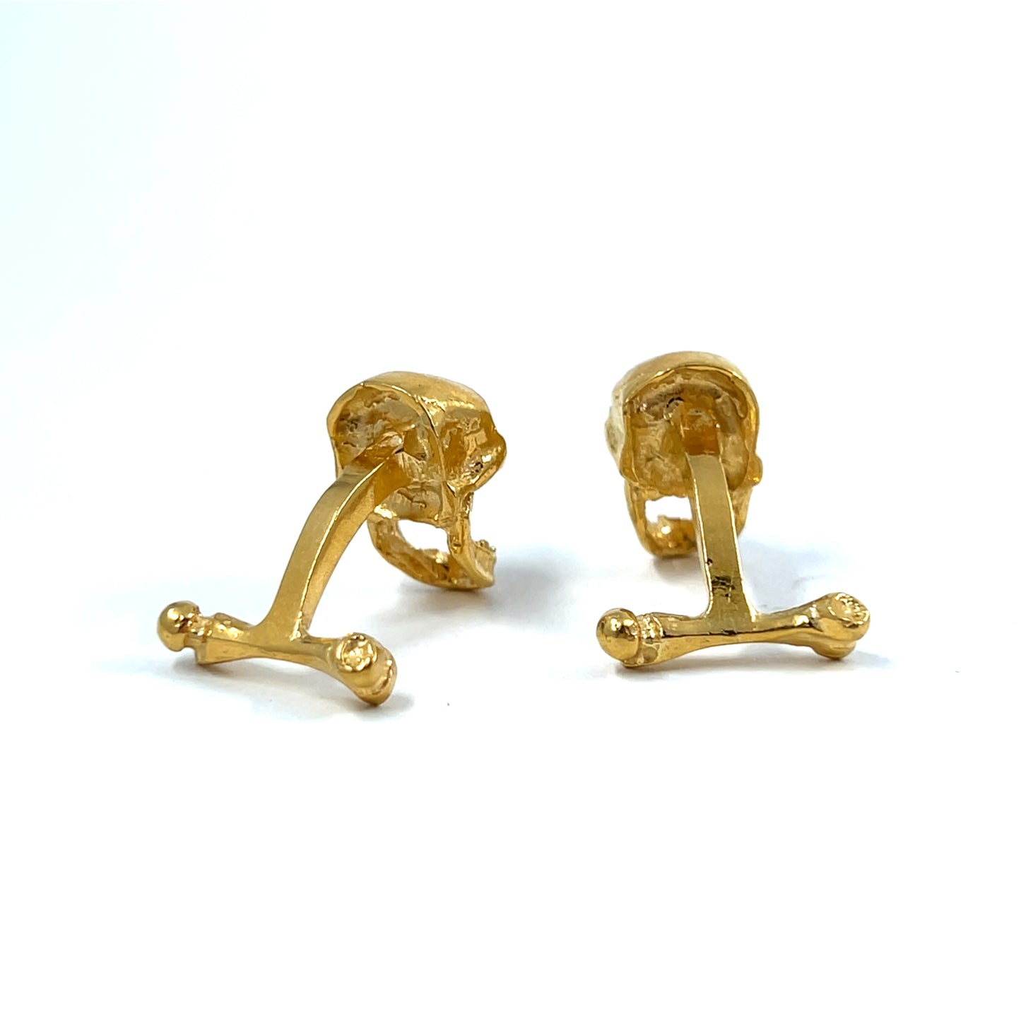 Skull Cufflinks (Gold Vermeil)