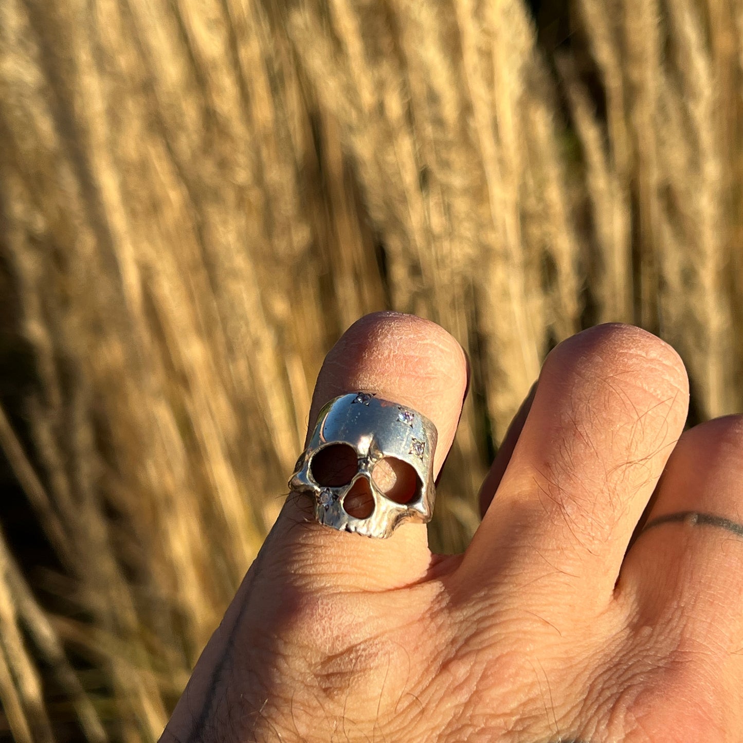 The Skull Ring (4 CZ)