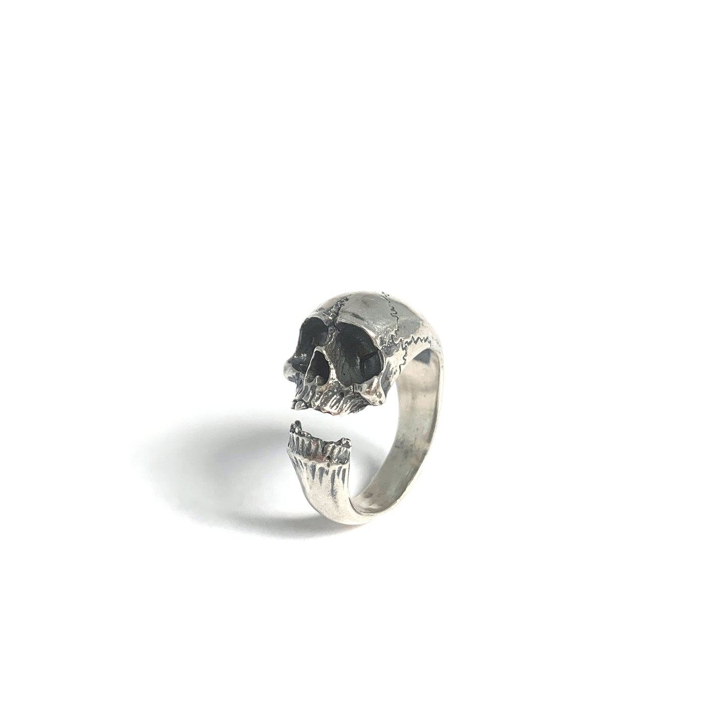 Wraparound Memento Mori Skull Ring