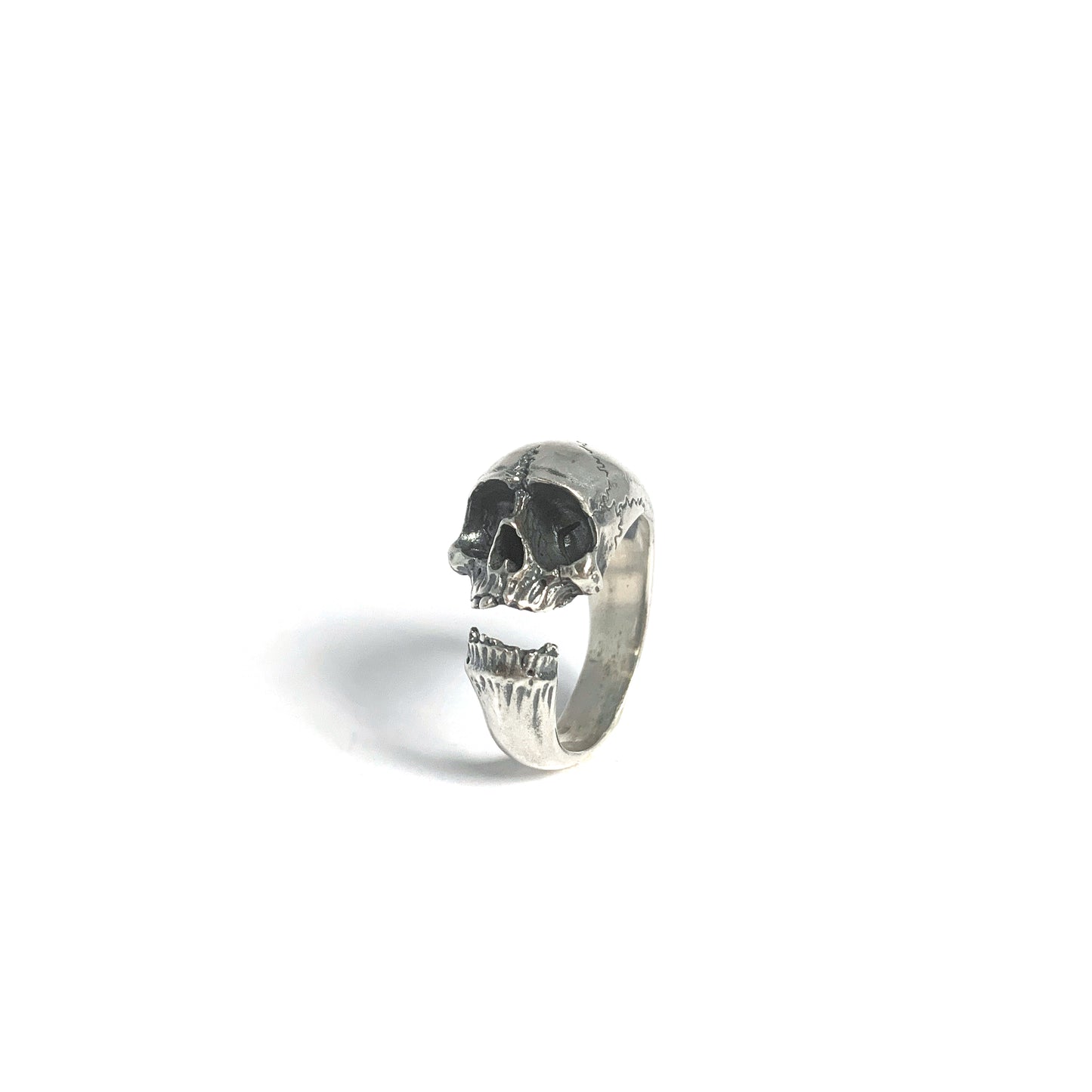 Wraparound Memento Mori Skull Ring