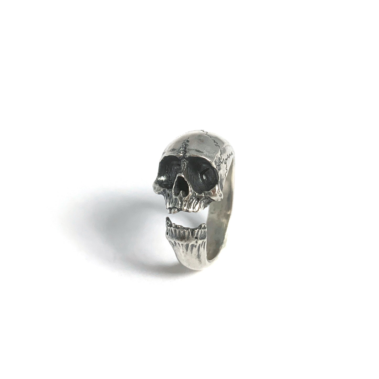 Wraparound Memento Mori Skull Ring